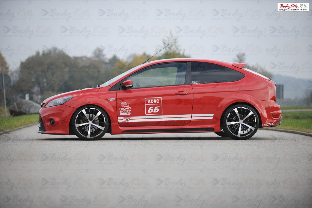 Пороги Ford Focus 2 2008-2011 (2DR) "Rieger"
